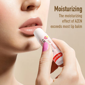 AZEN lip balms in Strawberry, Watermelon, Mango, Coconut