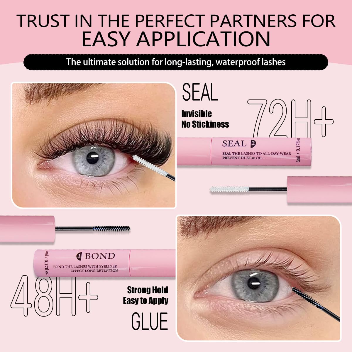 Azenlo lashes in a beauty setting with makeup tools