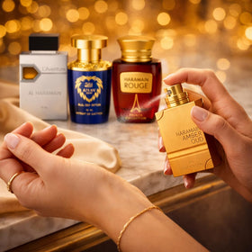Azlan Oud Amber Edition bottle in the discovery set