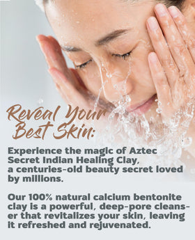 Aztec Secret Indian Healing Clay mixed with apple cider vinegar