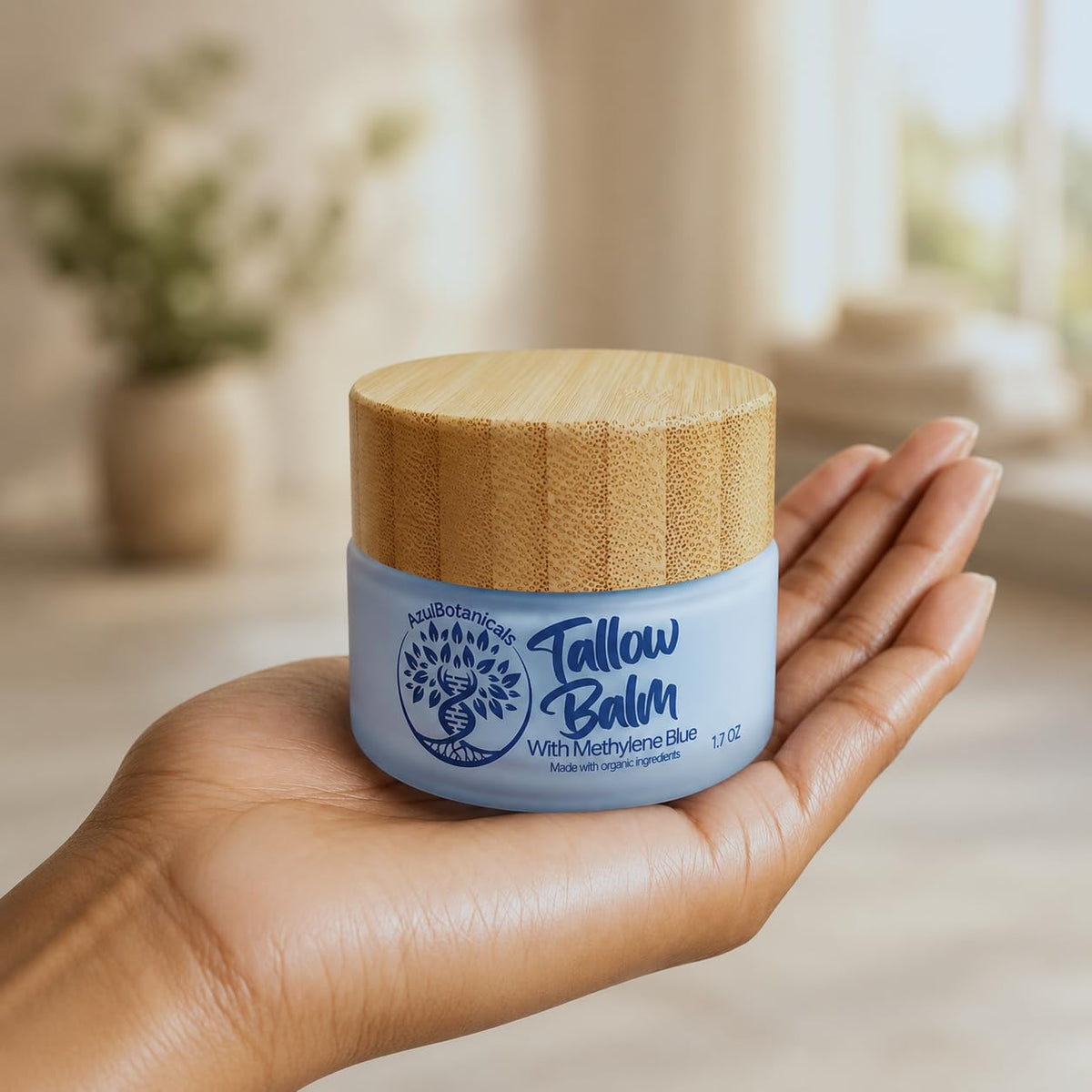 AzulBotanicals Tallow Balm lifestyle scene