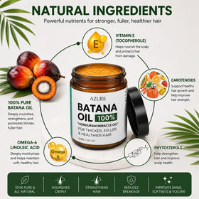 AZURE BOUTIQUE Batana Oil Paste packaging side view