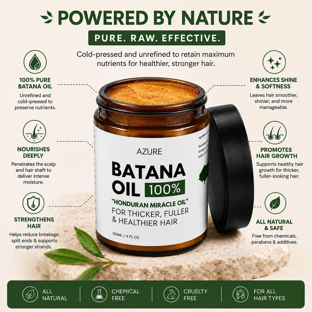 AZURE BOUTIQUE Batana Oil Paste texture close-up