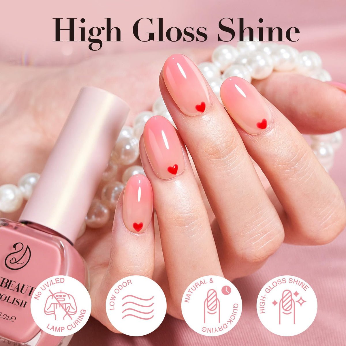 AZUREBEAUTY 18ml Jelly Nail Polish Blush Pink packaging