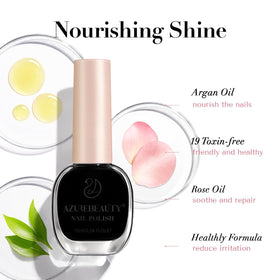 AZUREBEAUTY Black Nail Polish in lifestyle setting