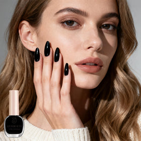 AZUREBEAUTY Black Nail Polish packaging