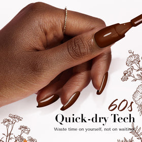 AZUREBEAUTY Brown Nail Polish packaging