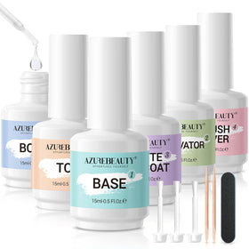 AZUREBEAUTY Dip Powder Liquid Set includes all essential bottles