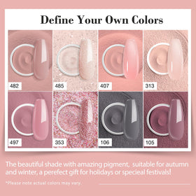 AZUREBEAUTY dip powder liquid set including base and top coats