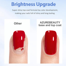AZUREBEAUTY Gel Base and Top Coat Set 18ml packaging