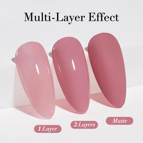 AZUREBEAUTY Hazy Rose Nail Polish swatch on paper