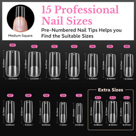 AZUREBEAUTY nail tips in use on a hand