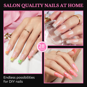 AZUREBEAUTY nail tips showcasing their flexibility