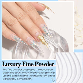 AZUREBEAUTY Pro 60g Clear Dip Powder application step
