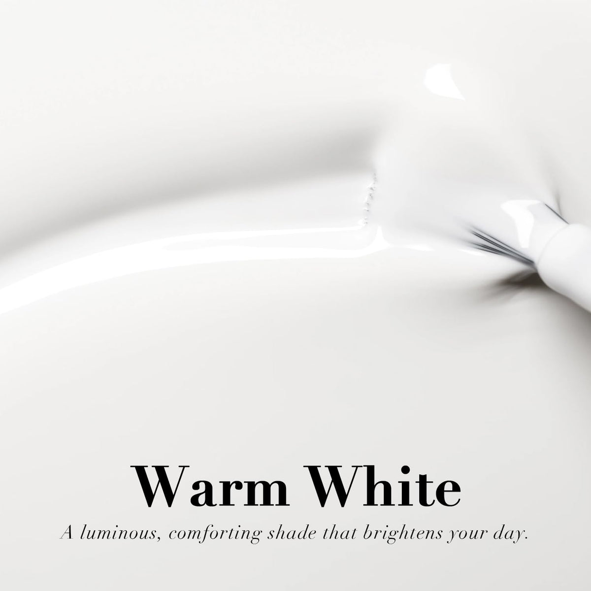 AZUREBEAUTY Warm White Nail Polish applied on nails