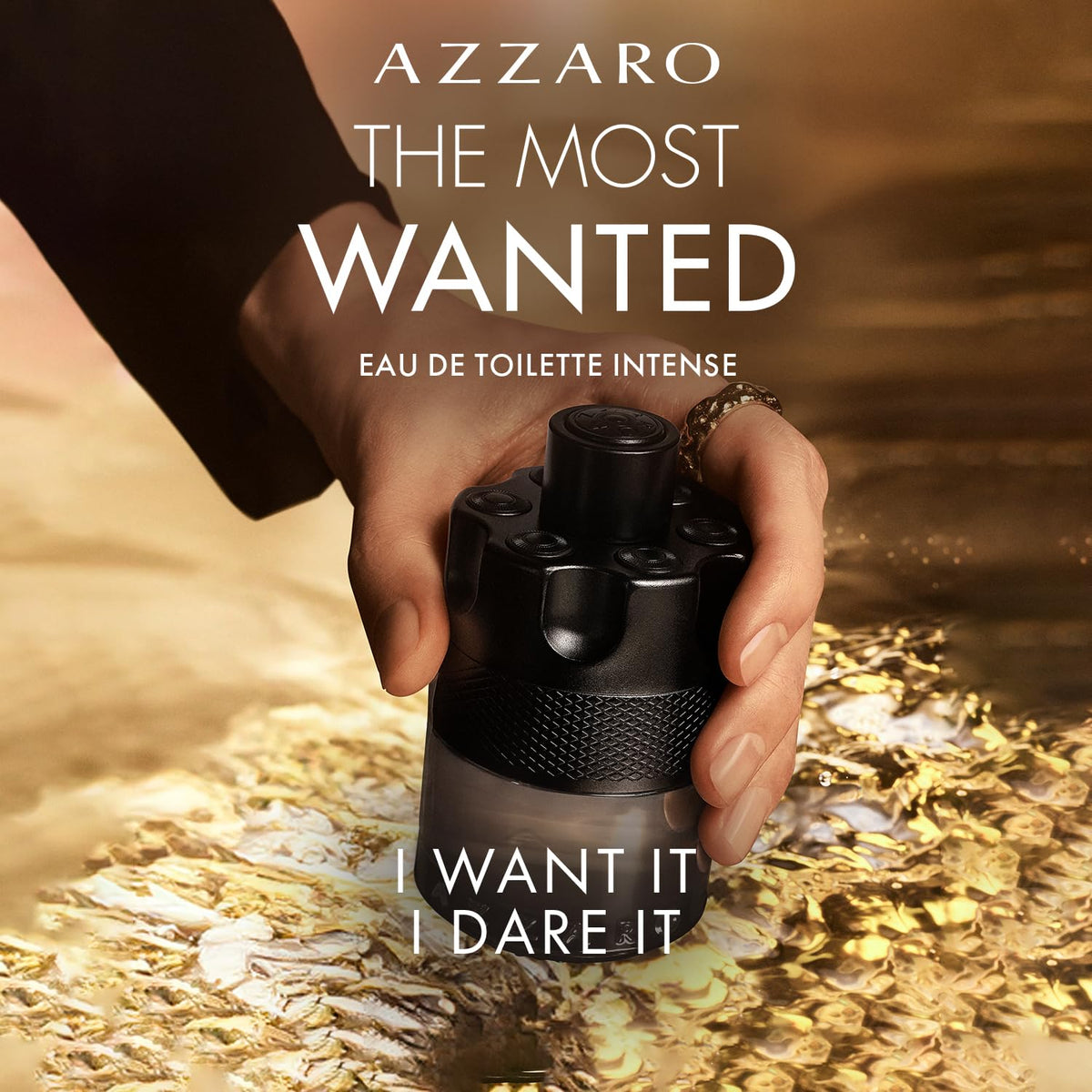 Azzaro The Most Wanted Eau de Toilette Intense bottle close-up