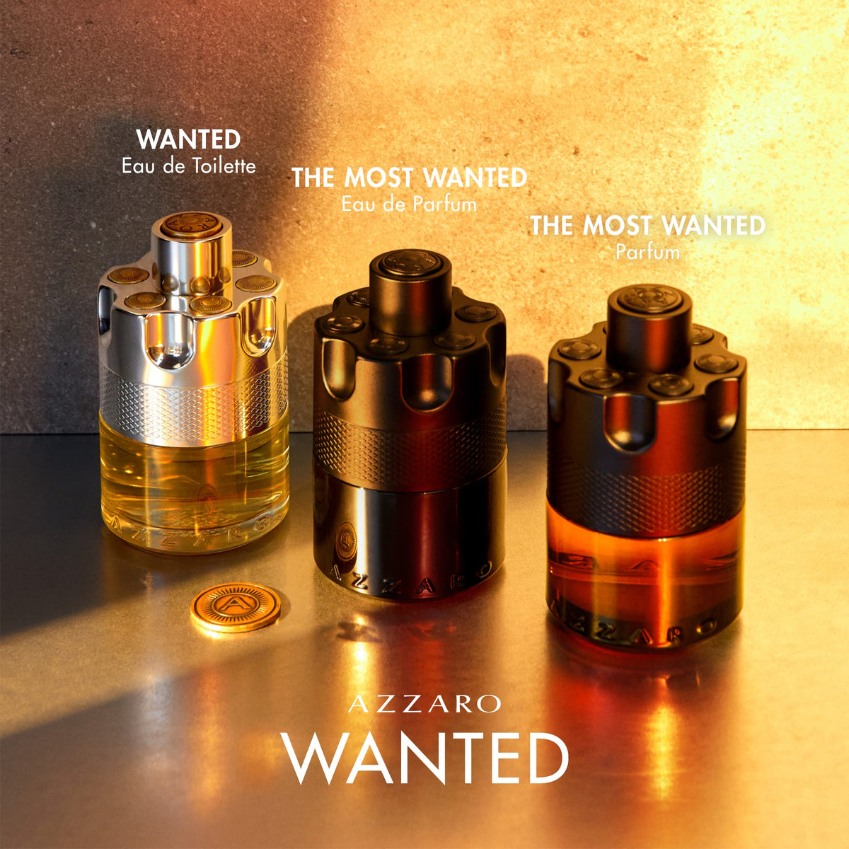 Azzaro The Most Wanted Parfum 5.07 Fl Oz bottle with toffee and vanilla notes