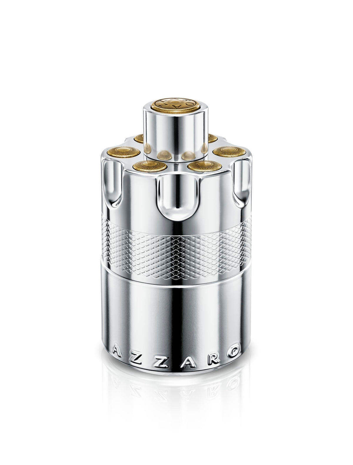 Azzaro Wanted Eau de Parfum bottle with golden touches