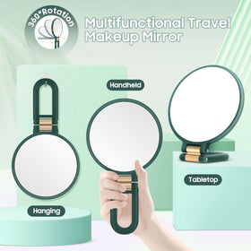 B Beauty Planet 40X Magnifying Hand Mirror with precision tweezers