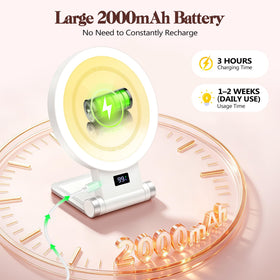 B Beauty Planet Magnifying Mirror with cool light mode