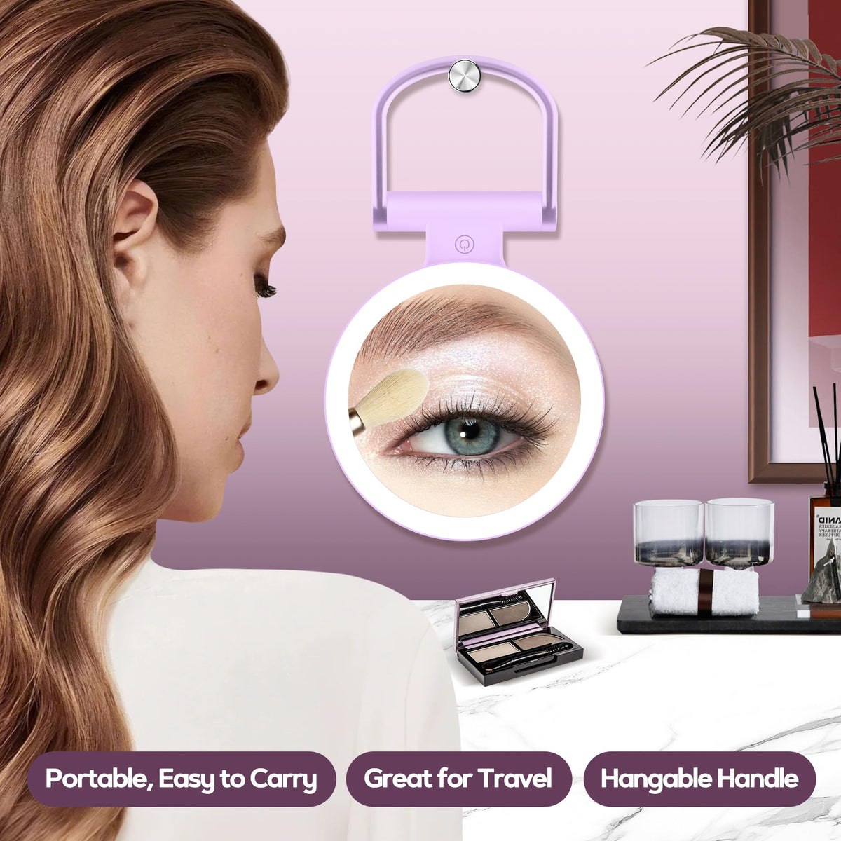 B Beauty Planet portable mirror in handbag