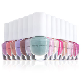 B.C BEAUTY CONCEPTS Nail Polish Set sage floral box front view