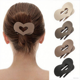 B.PHNE Flat Hair Claw Clips 4-piece set in assorted colours