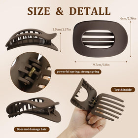 B.PHNE large French hair clip matte finish close-up