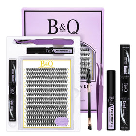 B&Qaugen Eyelash Clusters Kit 280PCS front view
