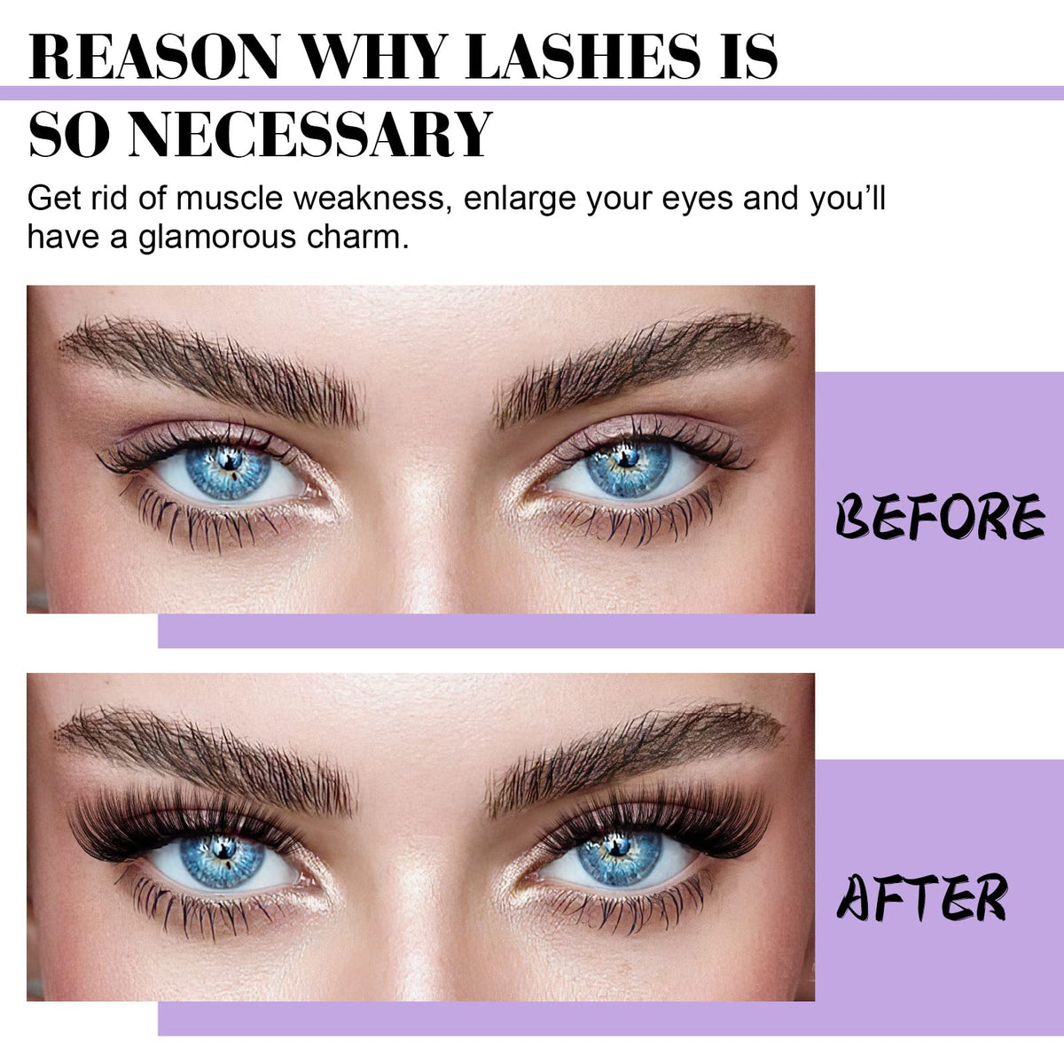B&Qaugen Eyelash Clusters Kit showing individual clusters