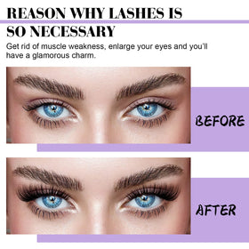 B&Qaugen Eyelash Clusters Kit showing individual clusters