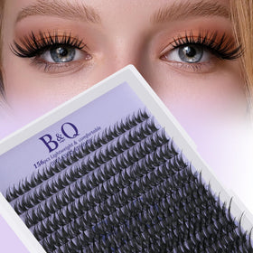 B&Qaugen Flora Lash Clusters 156PCS box front view