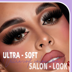 B&Qaugen Fluffy Lash Clusters Kit components laid out