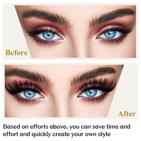 B&Qaugen Lash Clusters B02 D Curl packaging details