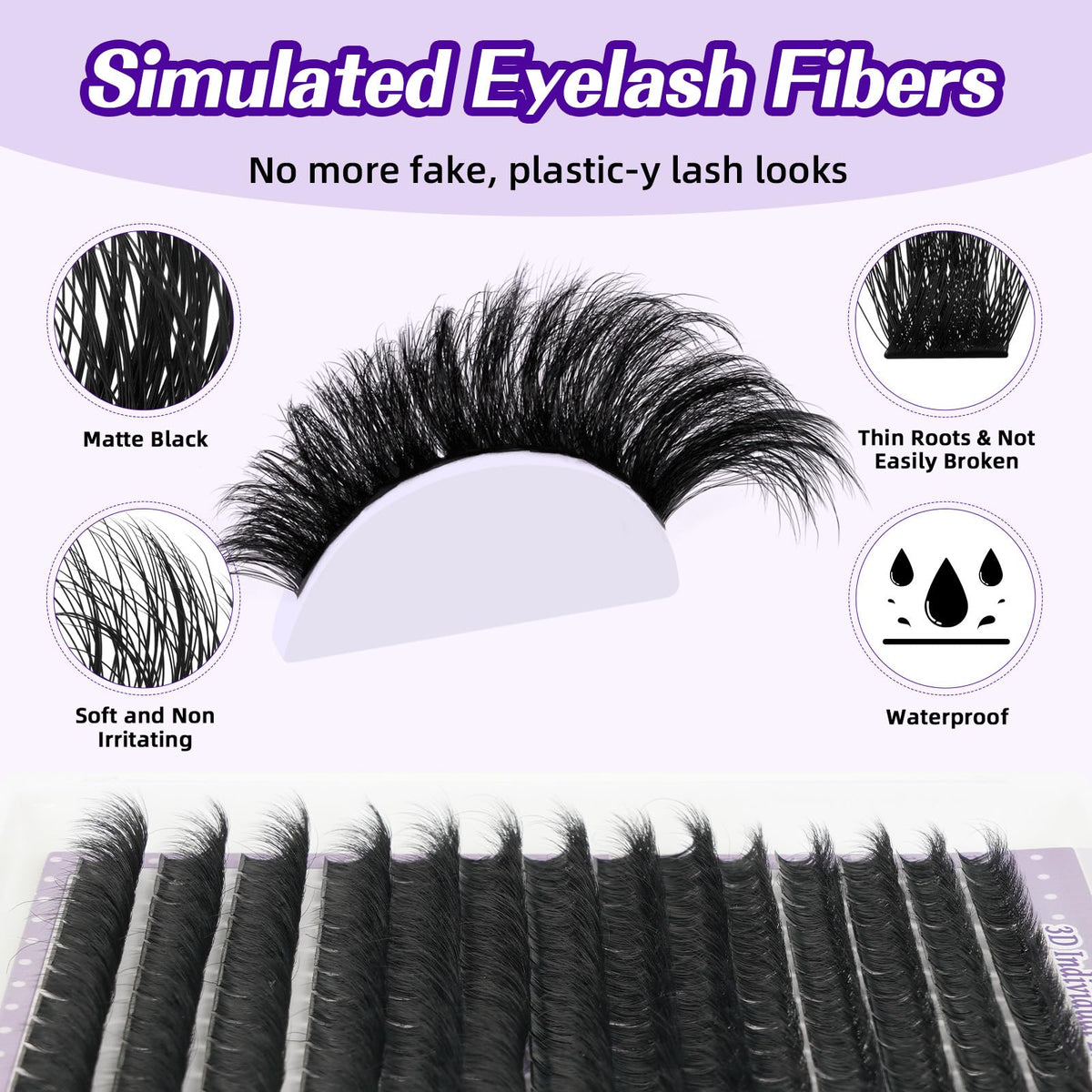 B&Qaugen lash clusters in various lengths