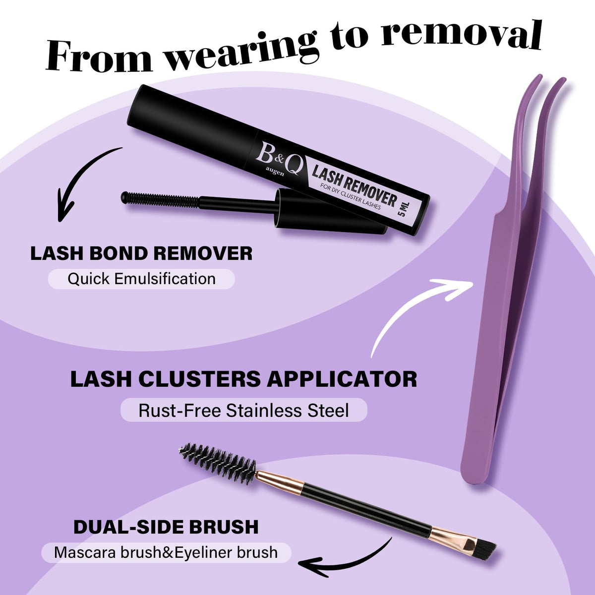 B&Qaugen Lash Clusters Kit in lifestyle setting