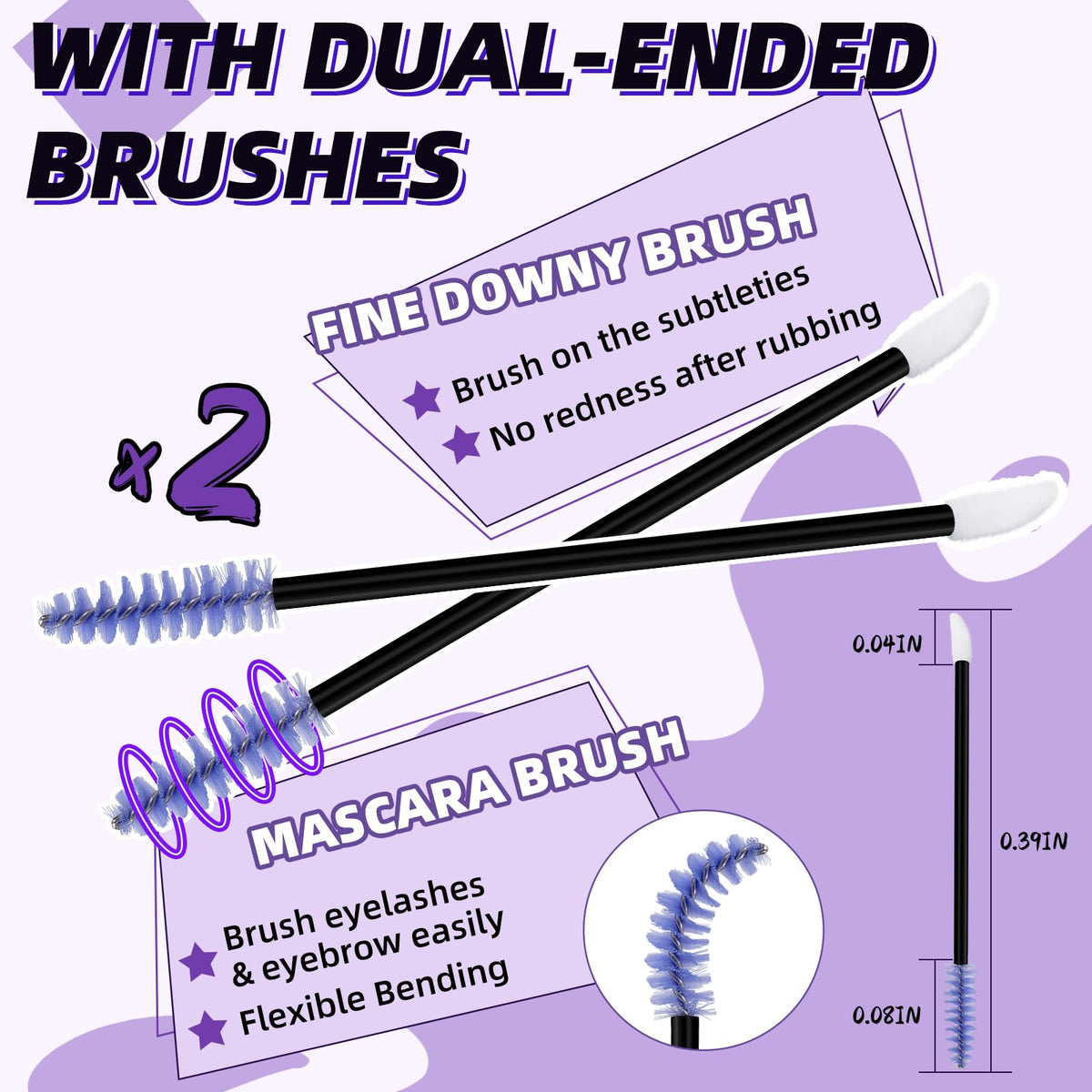 B&Qaugen Lash Glue in use on eyelashes
