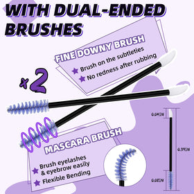 B&Qaugen Lash Glue in use on eyelashes