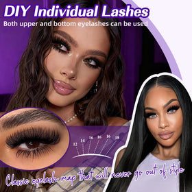 B&Qaugen lash tweezers and lash bond included