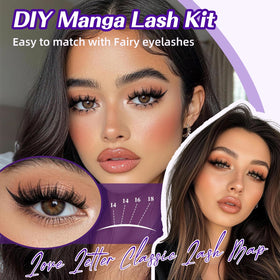 B&Qaugen Manga Lash Clusters Kit with various lash lengths
