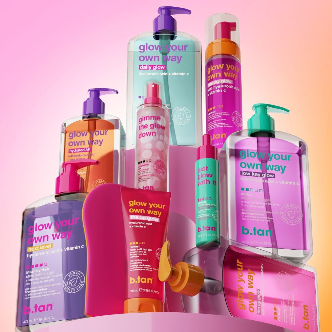 B.TAN Clear Self Tanner Foam lifestyle scene