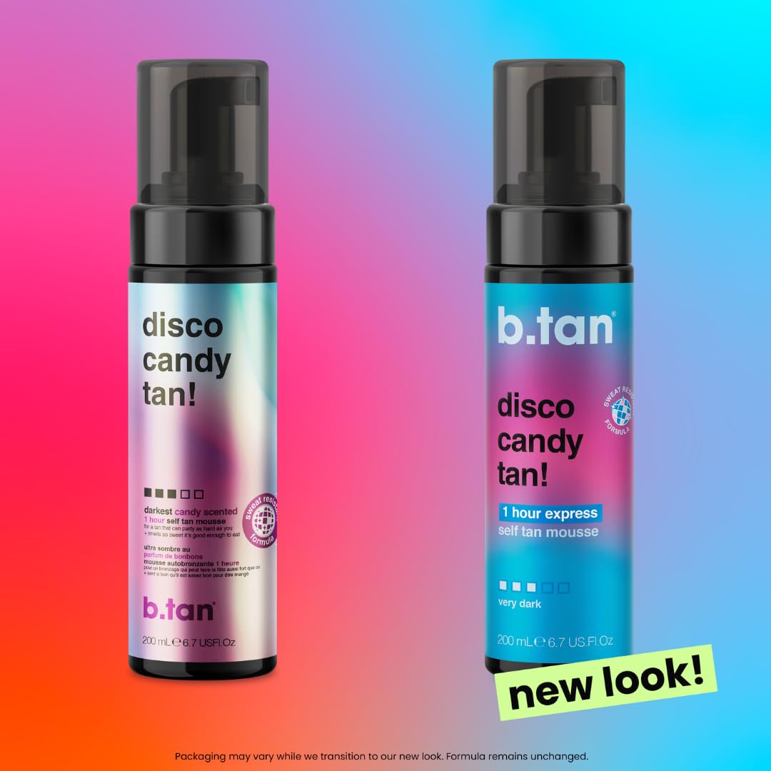 B.TAN Dark Self Tanner Mousse texture close-up