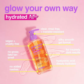B.TAN Face & Body Clear Self Tan Gel packaging