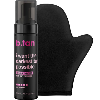 B.TAN Ultra Dark Self Tanner Kit 6.7 Fl Oz front view