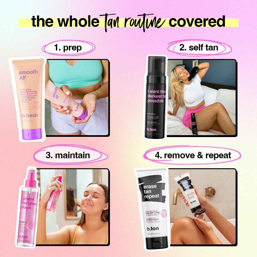 B.TAN Ultra Dark Self Tanner Mousse ingredients list