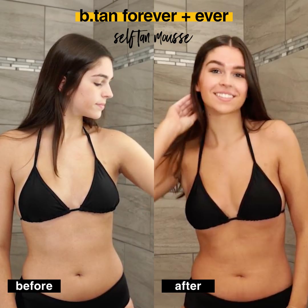 B.TAN Ultra Long Lasting Self Tanner Mousse packaging details