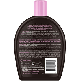 B.TAN UV Tanning Bed Lotion back view with ingredients