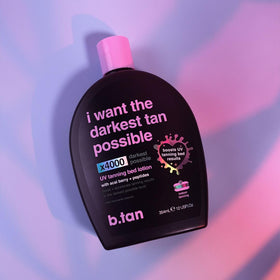 B.TAN UV Tanning Bed Lotion packaging details