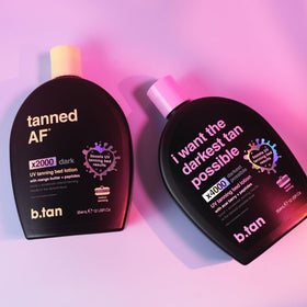 B.TAN UV Tanning Bed Lotion with acai berry