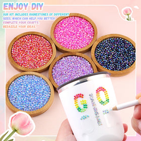 B7000 clear glue included in BELLEBOOST rhinestones kit